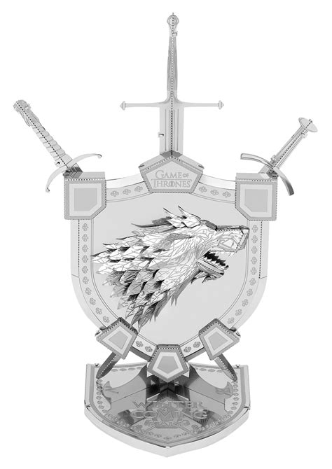 metal earth house stark sigil review|House Stark Sigal from the Game of Thrones. Not too many.